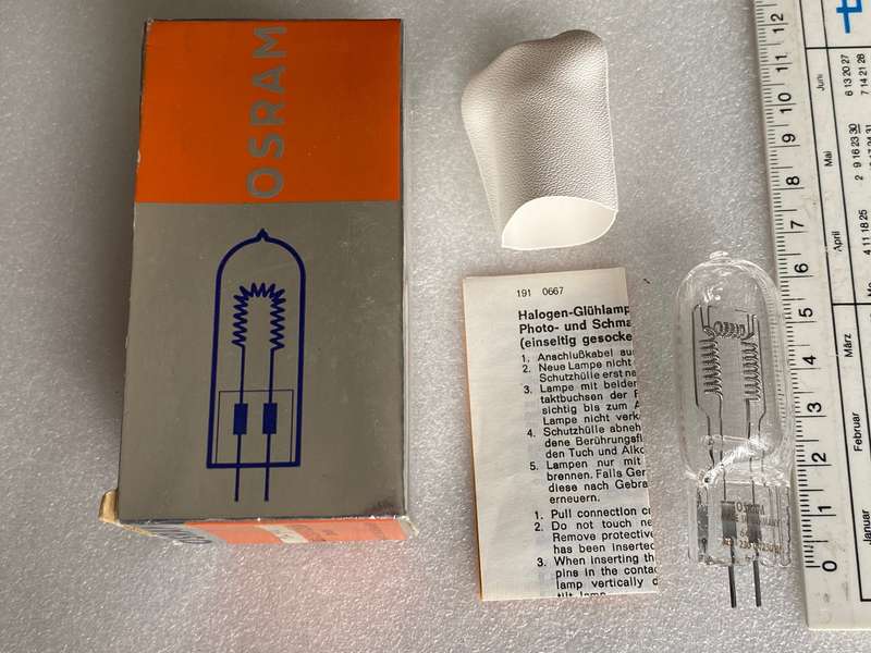 Osram 64585 220-230V 1250W, unused, still in original box