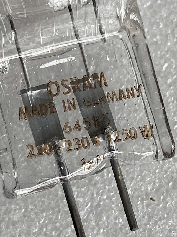 Osram 64585 220-230V 1250W, unused, still in original box
