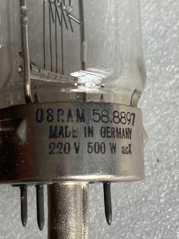 Osram Projector bulb G17q 220V 500W, unused, still in original box