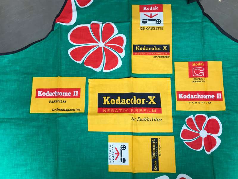 Kodak Apron vintage unused, 76cm x 77cm
