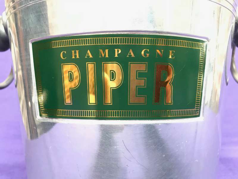 Piper Heidsieck Champagner Ice Bucket Aluminium, collectors item
