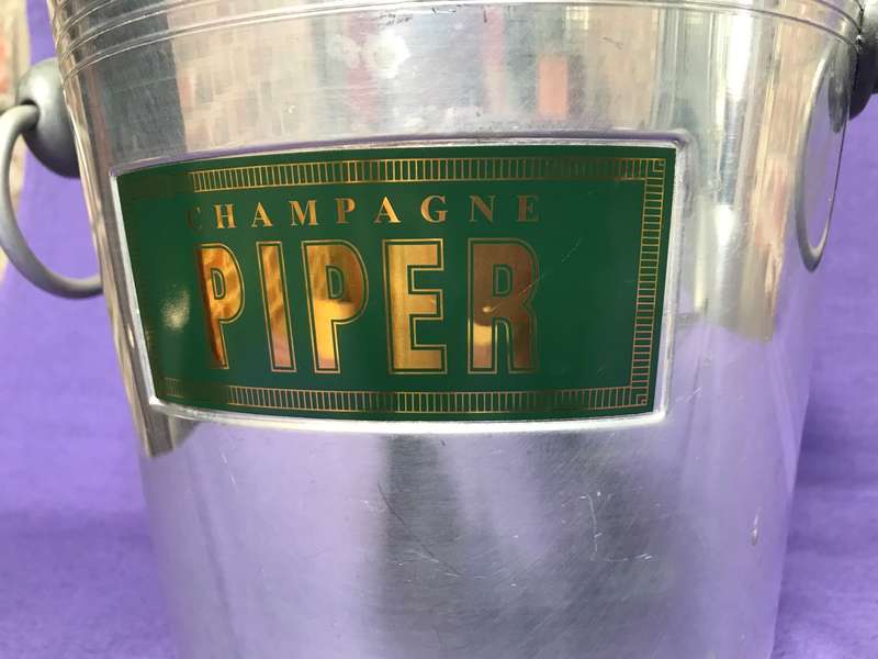 Piper Heidsieck Champagner Ice Bucket Aluminium, collectors item