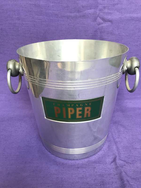Piper Heidsieck Champagner Ice Bucket Aluminium, collectors item