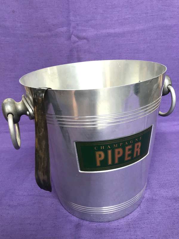 Piper Heidsieck Champagner Ice Bucket Aluminium, collectors item