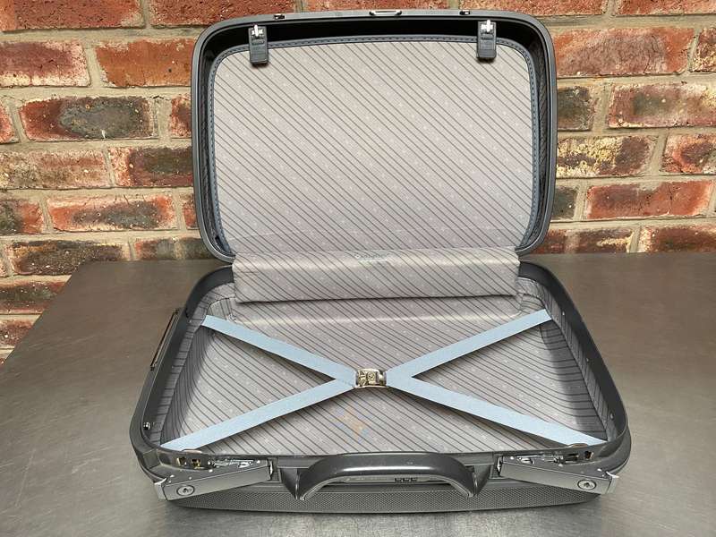 Samsonite Case Briefcase grey 19cm x 37cm x 50cm 2.75kg weight empty, board case,vintage,retro LOT 2