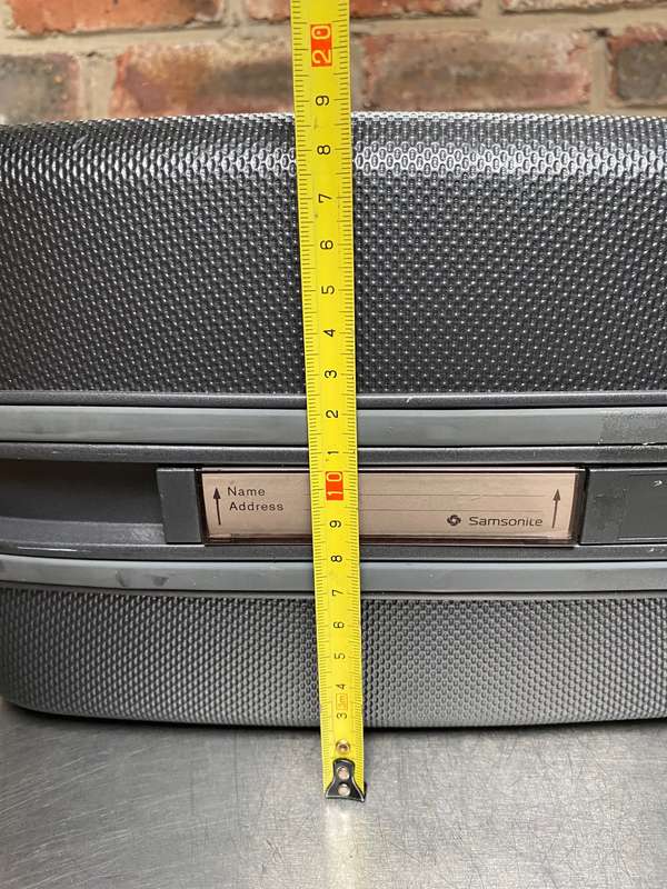 Samsonite Case Briefcase grey 19cm x 37cm x 50cm 2.75kg weight empty, board case,vintage,retro LOT 2