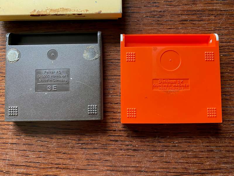 Pelikan stamp pad, ink pad lot , vintage, collectors item