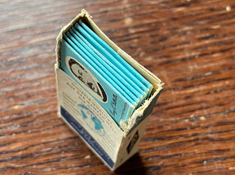 Gillette Klingen Blaue Blue,  lot of 7 , still original packed, collectors item
