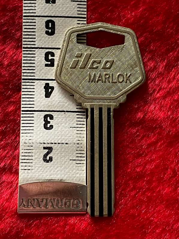 Old Vintage key Ilco Marlok