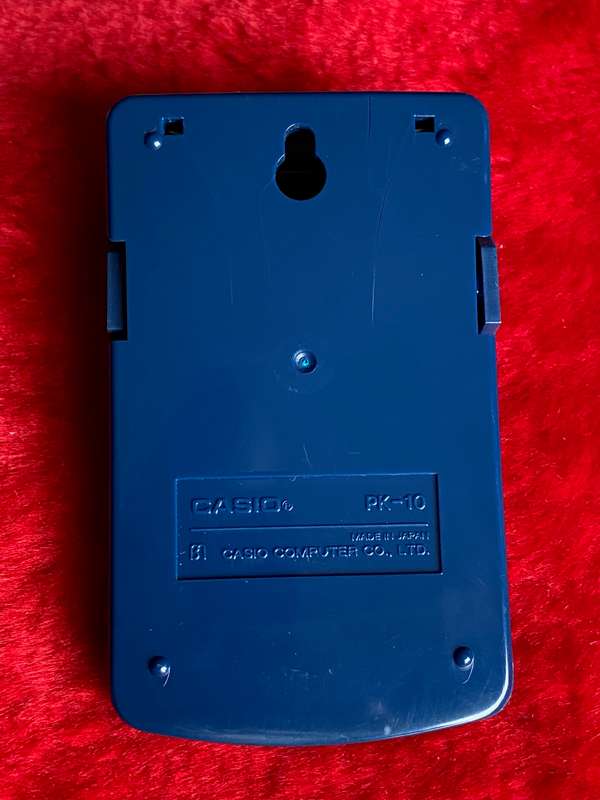 CASIO PK-10 vintage small calculator , working,