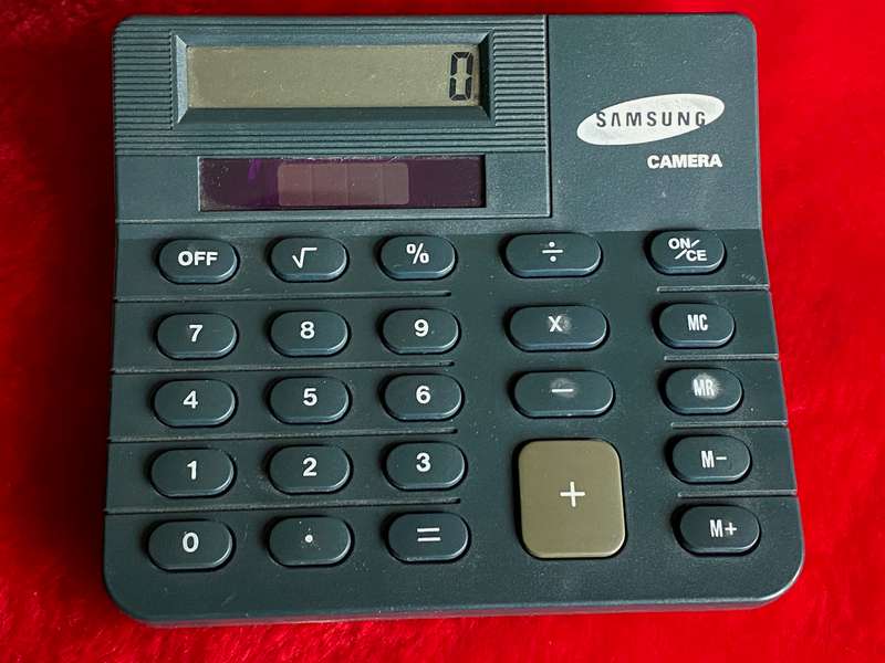 Samsung Camera Calculator vintage, collectors item