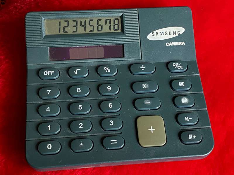Samsung Camera Calculator vintage, collectors item