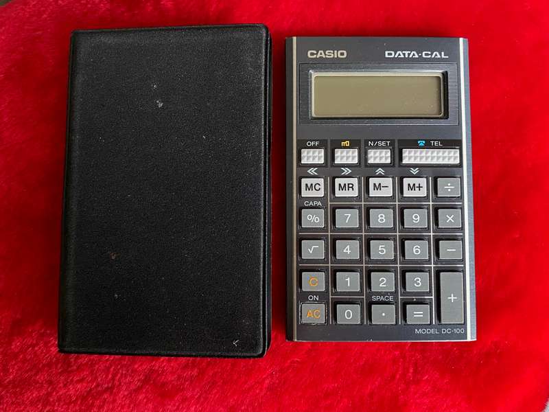CASIO DATA-CAL DC-100, vintage with new battery, working