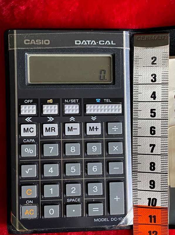 CASIO DATA-CAL DC-100, vintage with new battery, working