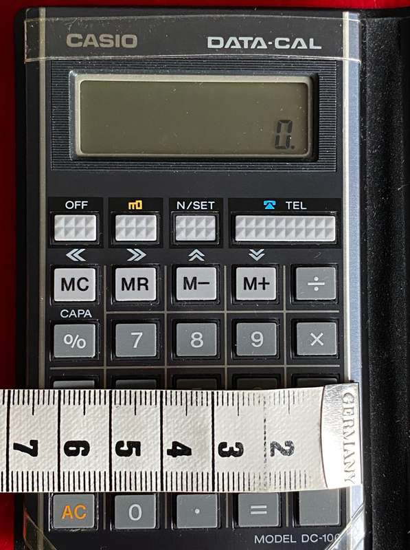 CASIO DATA-CAL DC-100, vintage with new battery, working