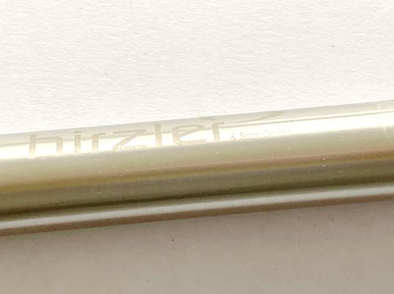 Stainless steel firelighter, with  branding, vintage, collectors item, from the 80s