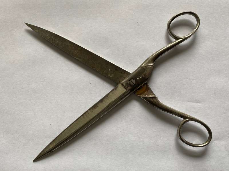 Lot of  Scissors :  1a Stahl Solingen scissors made in Germany, vintage, collectors item