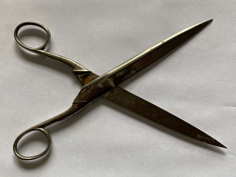 Lot of  Scissors :  1a Stahl Solingen scissors made in Germany, vintage, collectors item