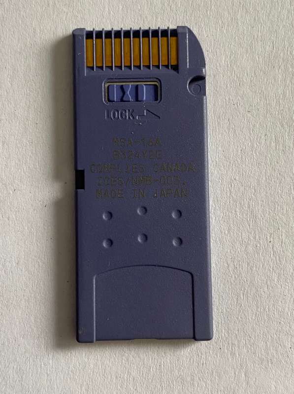 Sony Memory Stick 16MB original