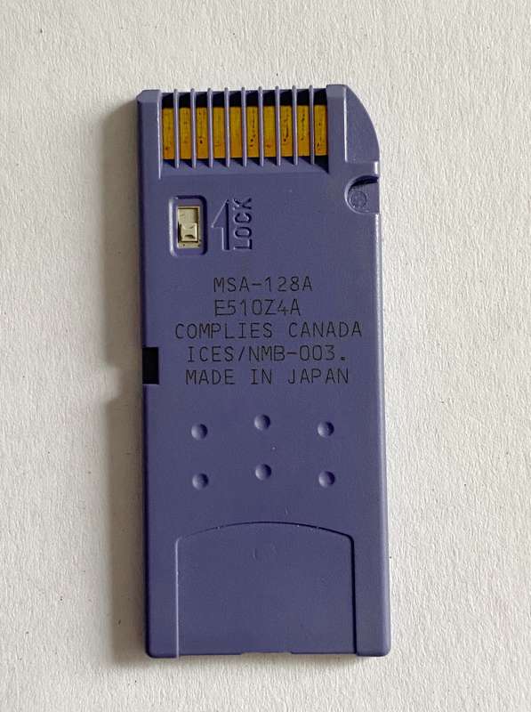 Sony Memory Stick 128MB original