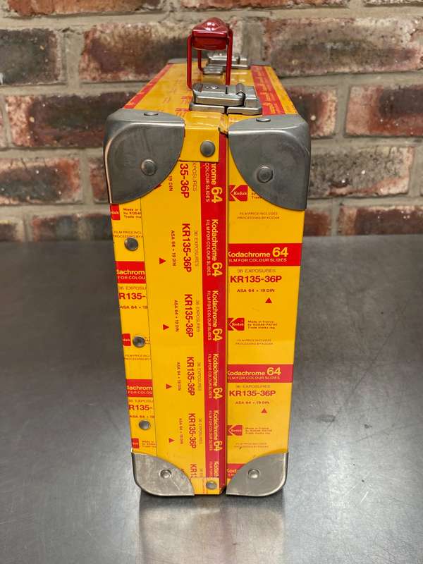 Kodak Metal Case Lot 2 Kodachrome 64 KR135-36 , vintage,collectors item, very rare,from the 70s