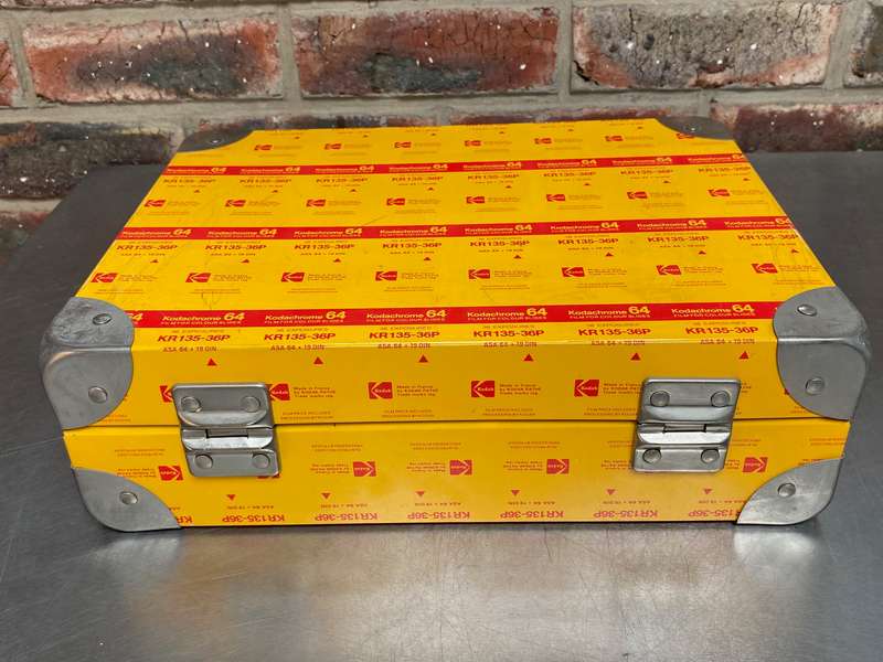 Kodak Metal Case Lot 2 Kodachrome 64 KR135-36 , vintage,collectors item, very rare,from the 70s