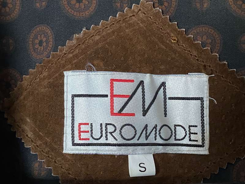 Genuine Leather Vest dark brown, size S / 38