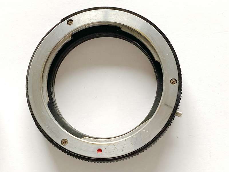 LENS ADAPTER YASHICA/CONTAX C/Y MF LENSES for OLYMPUS 4/3 (FOUR THIRDS) CAMERAS , used Lot 1