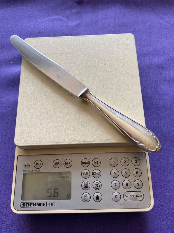 BMF Rostfrei Knife Germany silver 90 vintage from Germany, collectors item