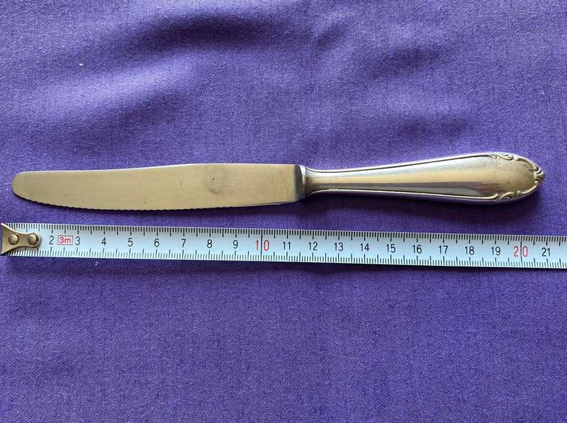 BMF Rostfrei Knife Germany silver 90 vintage from Germany, collectors item