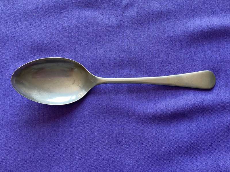 Nickel Silver spoon made in england vintage, collectors item