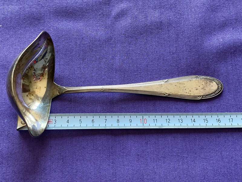 Vintage WMF Sauce Serving Spoon silver 1/0 from Germany, collectors item