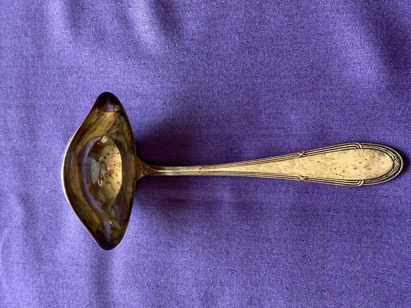 Vintage WMF Sauce Serving Spoon silver 1/0 from Germany, collectors item