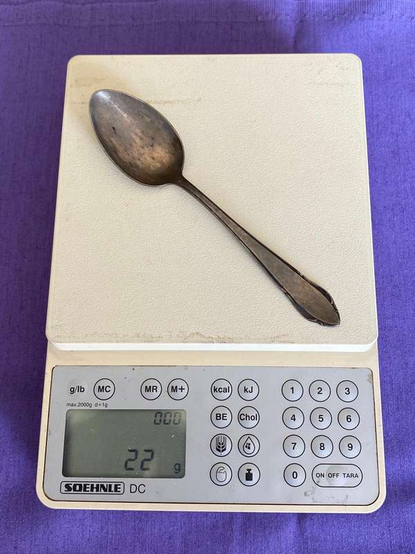 WMF Pat.40 silver tea coffee spoon vintage from Germany, collectors item