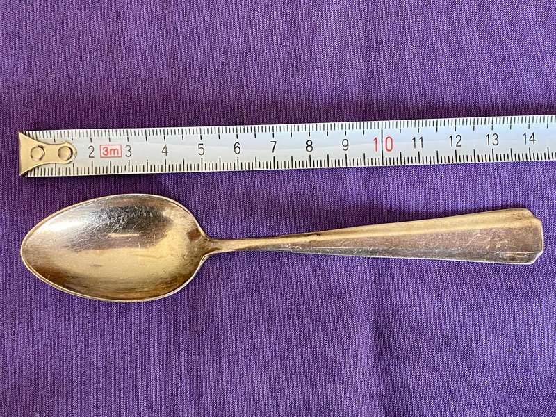 WMF Patent 90 , 18 silver Spoon vintage from Germany, collectors item