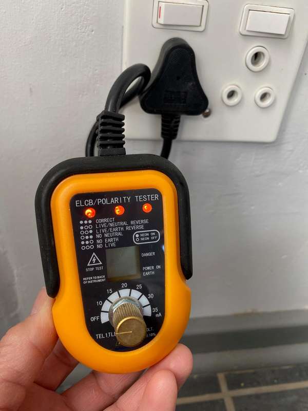 HellermannTyton Toptronic Tester Earth Leakage / Polarity TEL1TLB