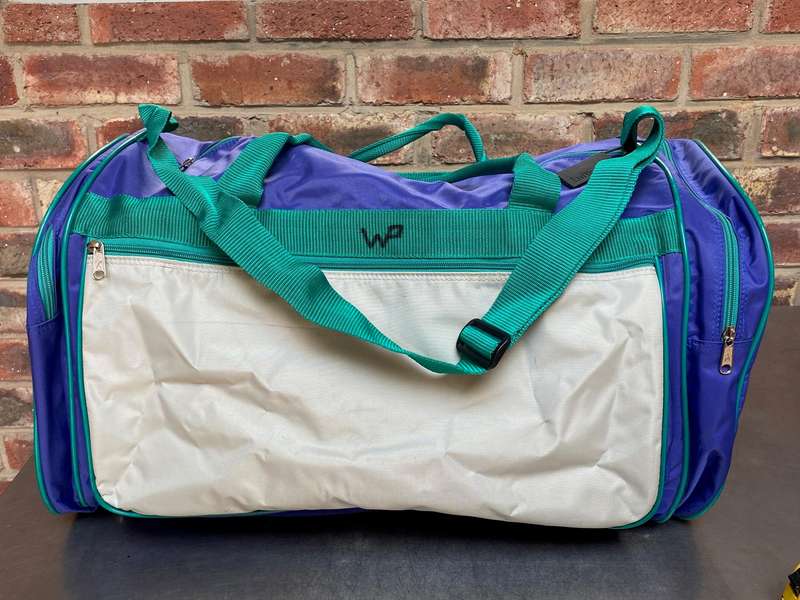 YASHICA CONTAX Pays Basque,Pyrenaen Sport Travel Bag,Vintage,collectors item,size approx. 60x31x34cm