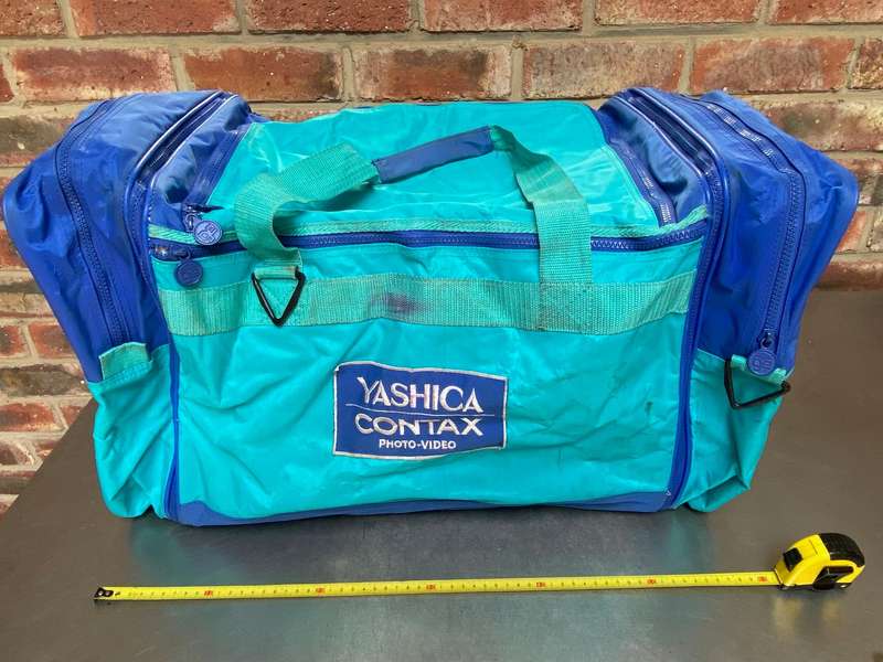 YASHICA CONTAX Sport Travel Bag,Vintage,collectors item, size approx. 65x30x35cm