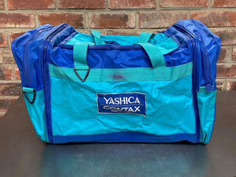 YASHICA CONTAX Sport Travel Bag,Vintage,collectors item, size approx. 65x30x35cm