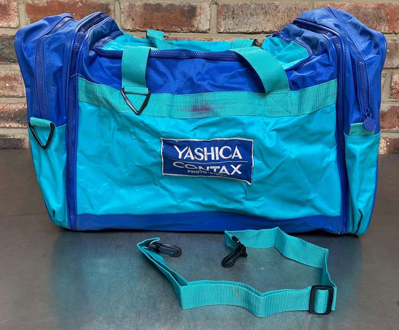 YASHICA CONTAX Sport Travel Bag,Vintage,collectors item, size approx. 65x30x35cm