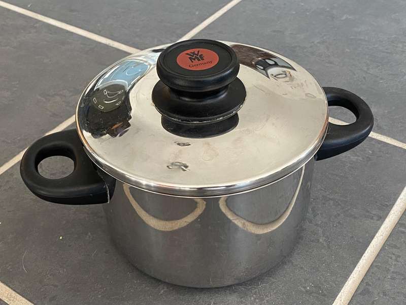 WMF Pot with 16mm Lid "model Tischfein", from Germany