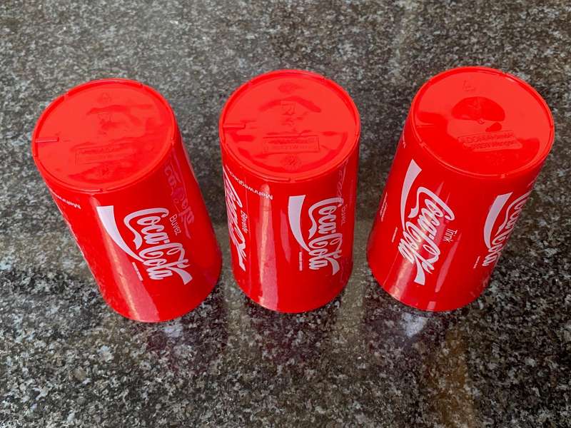 Coca Cola cup/mug ,appox. 300ml ,made in Germany in the 90s, retro, Adoma GmbH,88239 Wangen, Germany