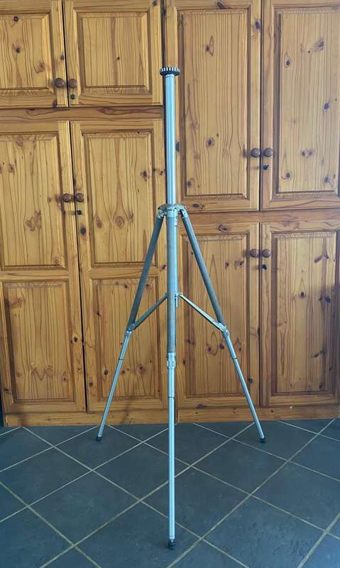 Linhof Tripod with 1/4 inch thread , vintage, rare,  West Germany, hight upto 2.01m