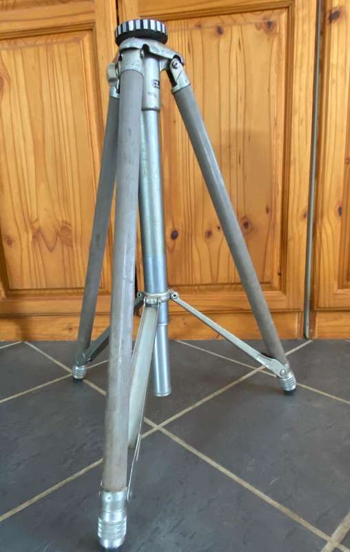 Linhof Tripod with 1/4 inch thread , vintage, rare,  West Germany, hight upto 2.01m