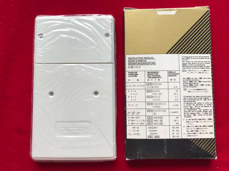 Hoechst Germany solar calculator new, collectors item