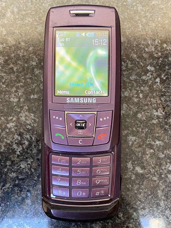 Samsung Mobile Phone SGH-E250i vintage rare in working condition, in good condition