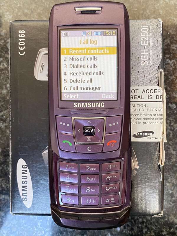 Samsung Mobile Phone SGH-E250i vintage rare in working condition, in good condition