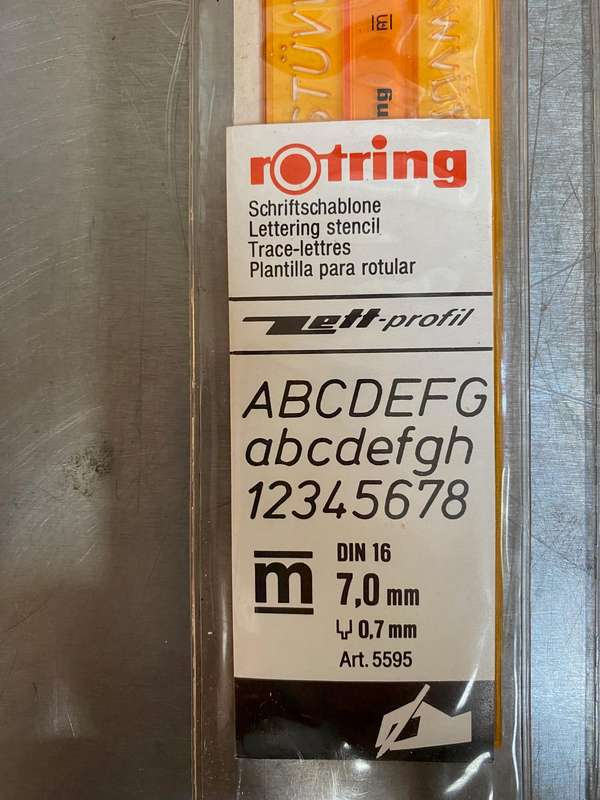 Vintage Rotring Ruler Lot,  COLLECTORS ITEM, from Germany