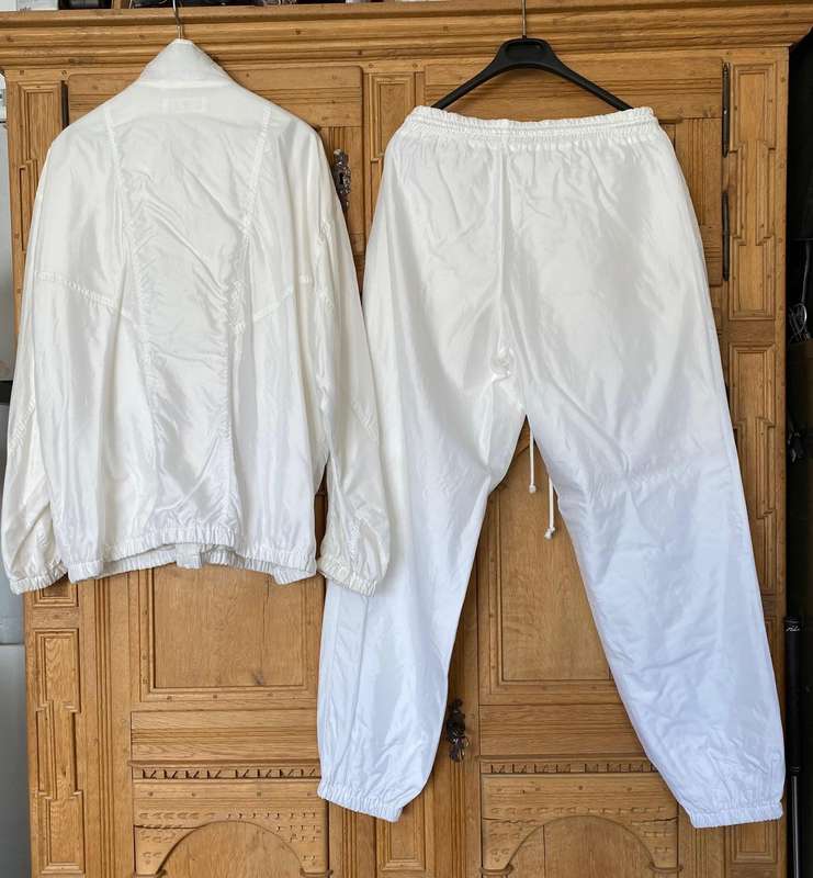 Vintage CONTAX YASHICA HEAD Tracksuit, white,1987,collectors,pants 54,jacket 56,