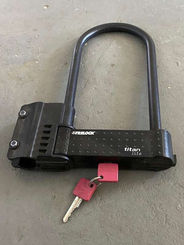Trelock Titan Lite bicycle lock, 29cm long
